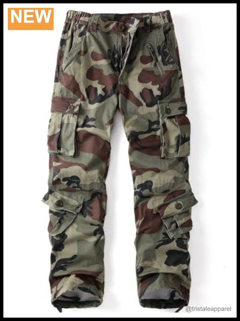 Women's Cotton Spandex Cargo Pants With 9 Pockets Hiking Combat Work Pants